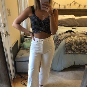 Alexis scarf tie top